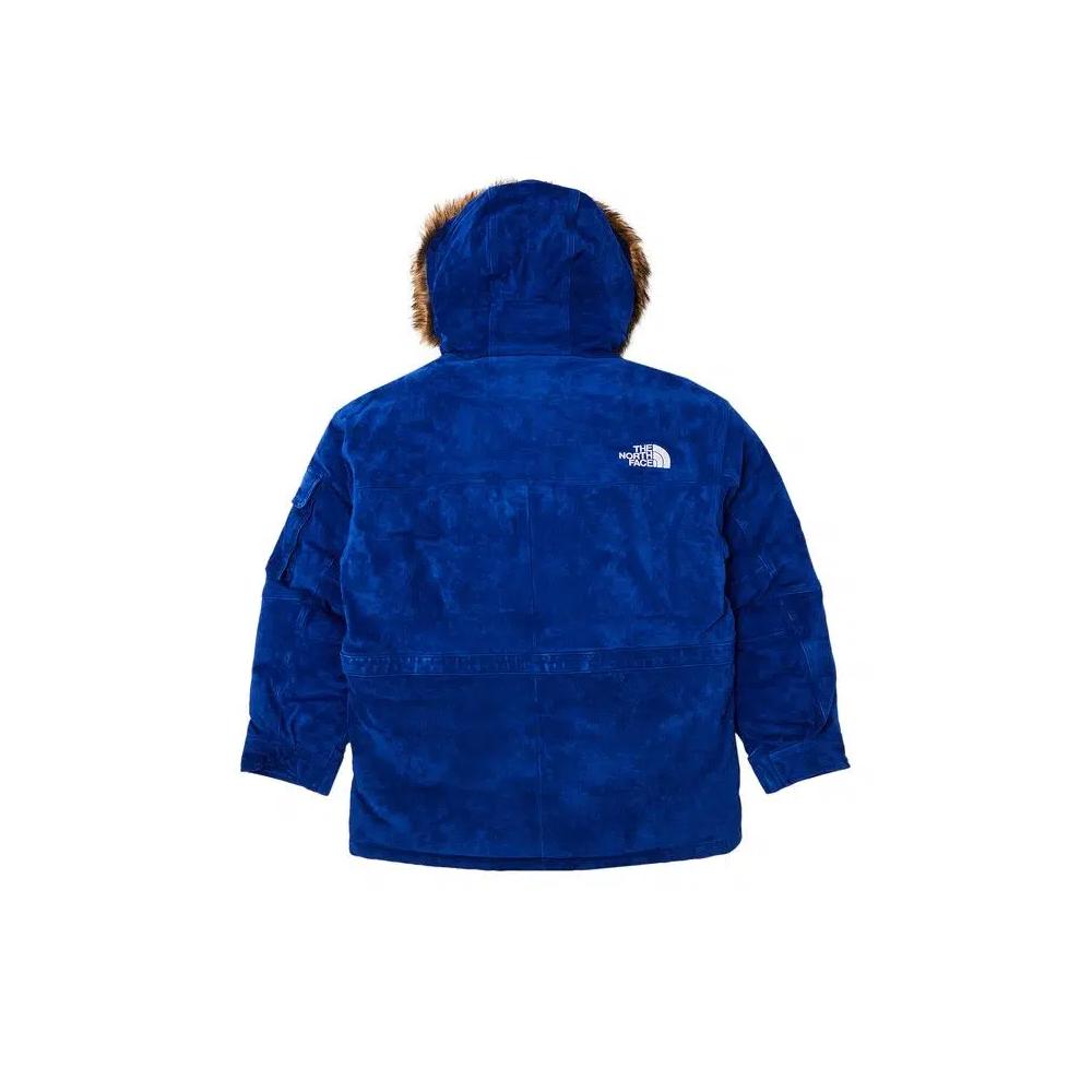 Парки Supreme x The North Face Suede 600-Fill Down Parka «Синий» 2