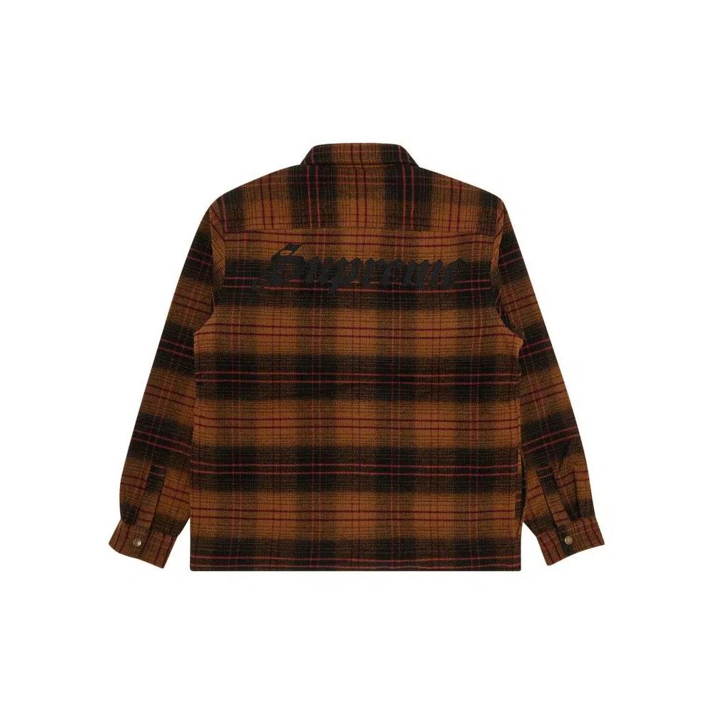 Фланелевые рубашки Supreme Lined Flannel Snap Shirt 'Черный' 2
