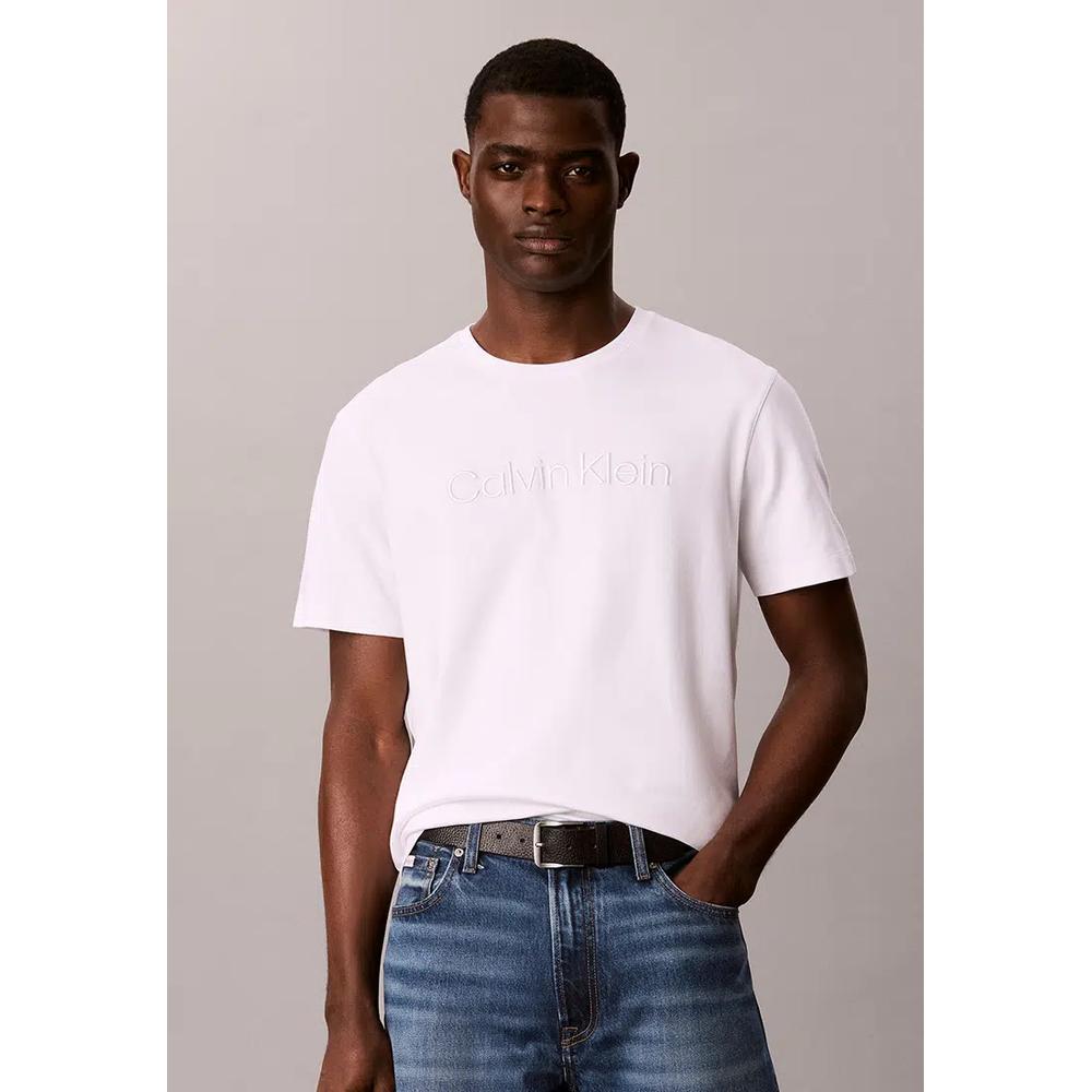 Футболка с коротким рукавом с вышитым логотипом - Calvin Klein Jeans 1