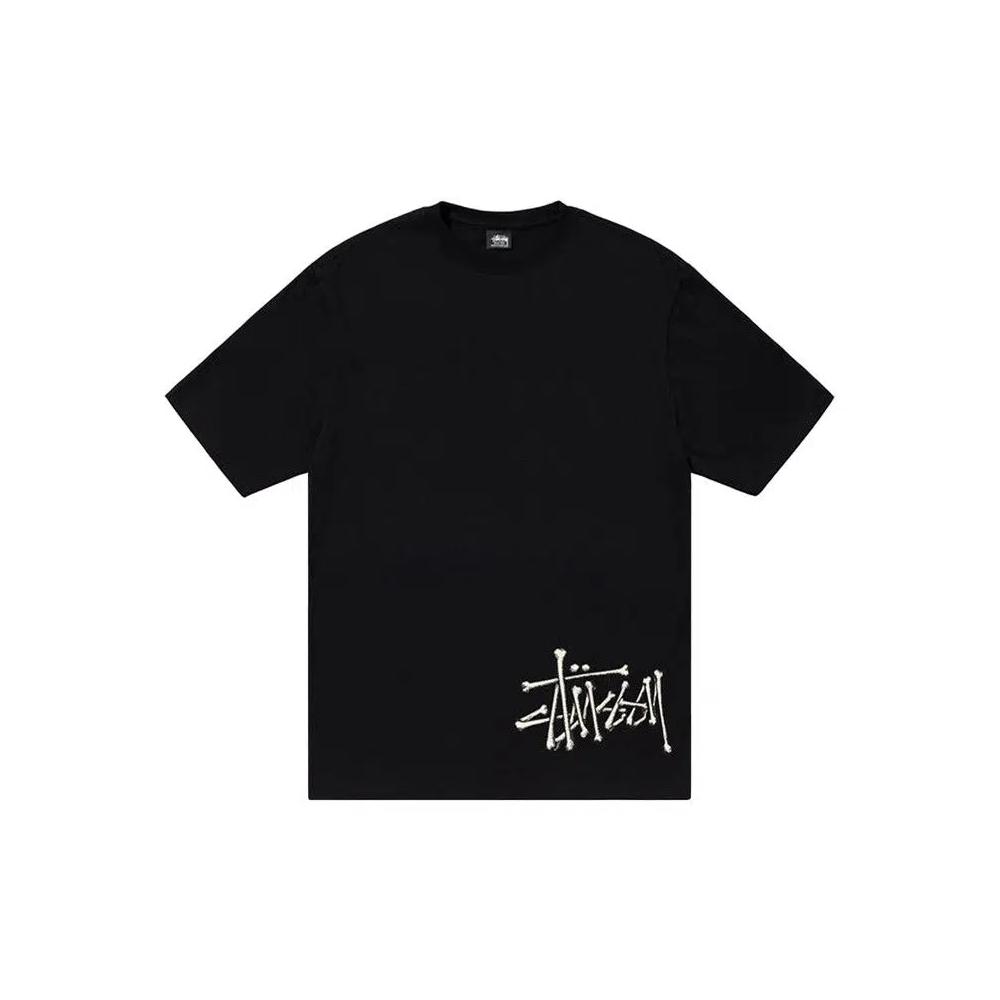Футболки Stussy Bones Stock Tee 'Black' 1