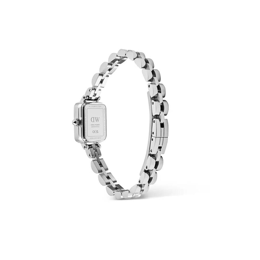 Quadro Mini Arch 3-звеньевые Arctic Sunray Silver женские часы из нержавеющей стали часы DW официальные подлинные оригинальные 5