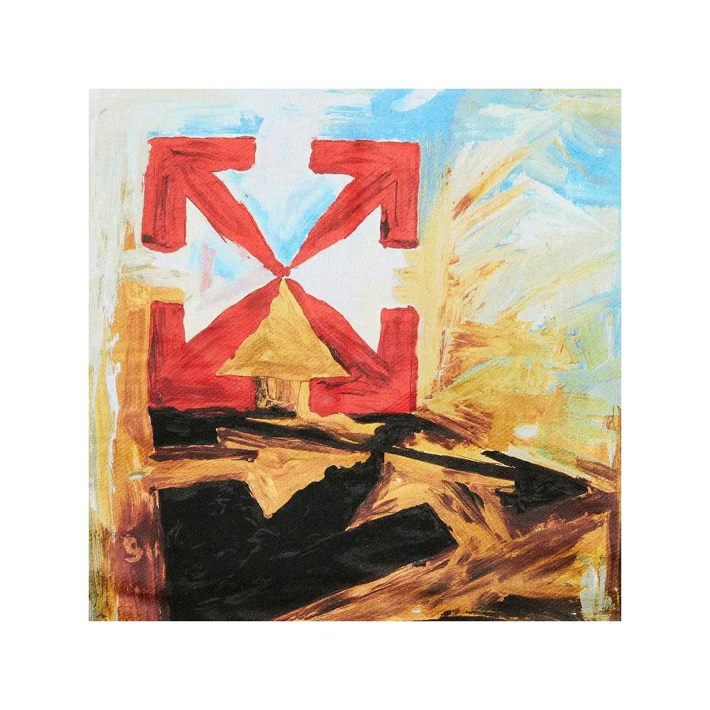 Худи Off-White Arrow On Canvas Skate Hoodie 'Black/Multicolor' 3