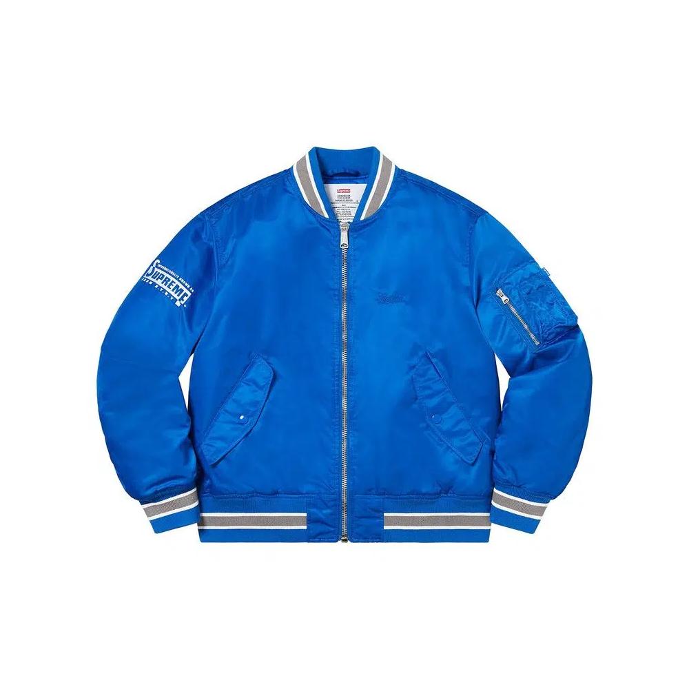 Верхняя одежда Supreme Second To None MA-1 Jacket 'Blue' 1