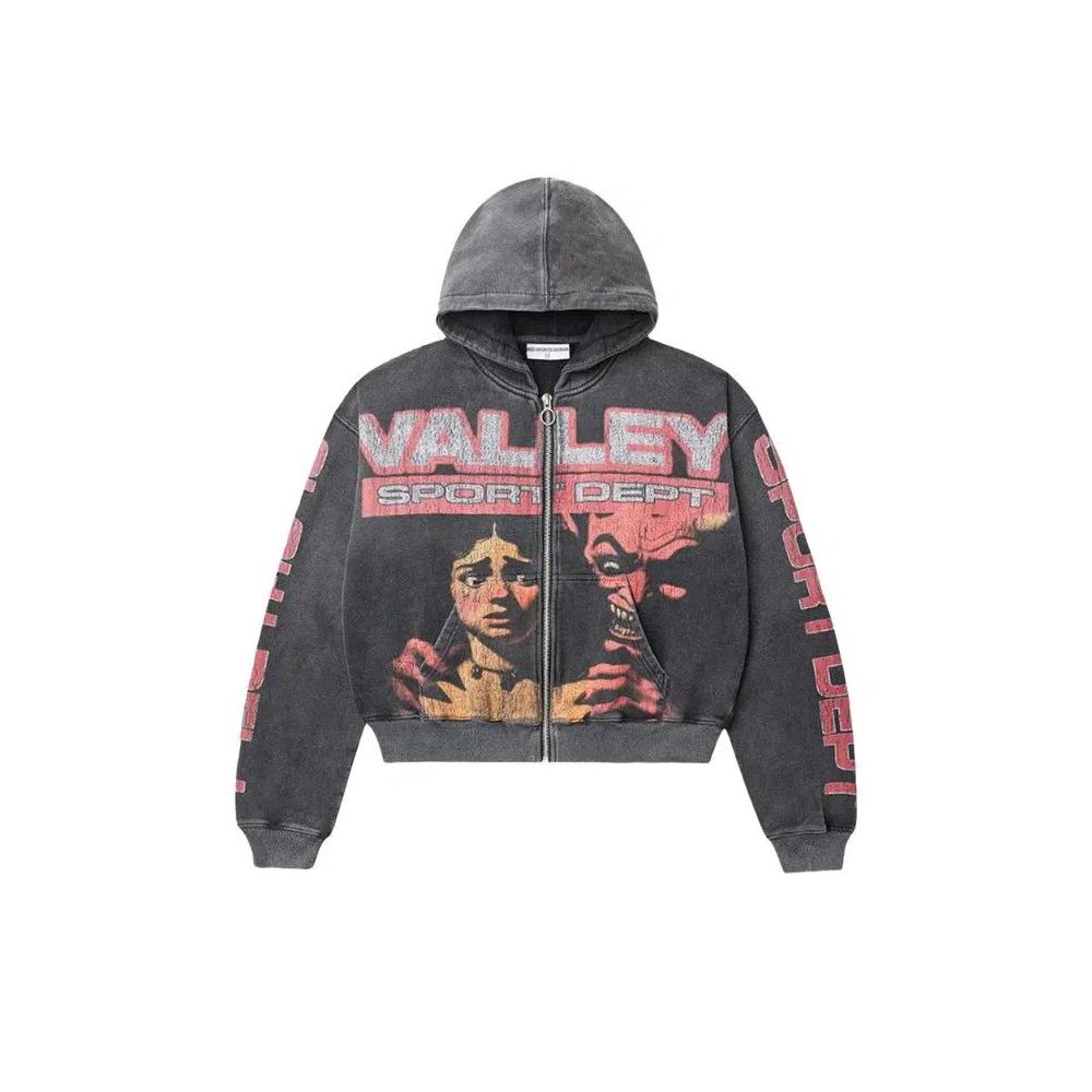 Толстовки на молнии Vale Forever Devils Advocate Zip Up Hoodie 'Black/Red' 1