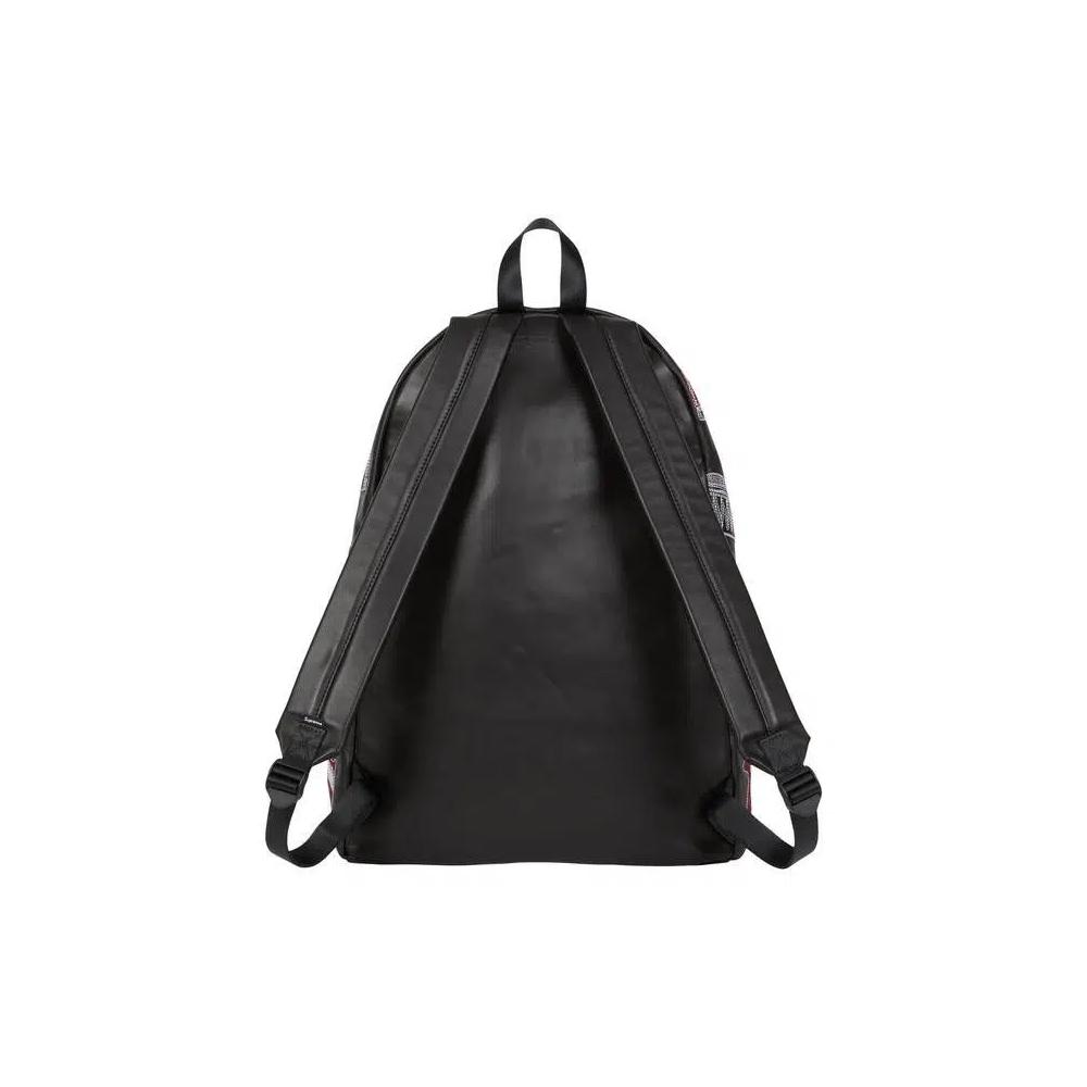 Рюкзаки Supreme Guns Embroidered Leather Backpack «Black» 2