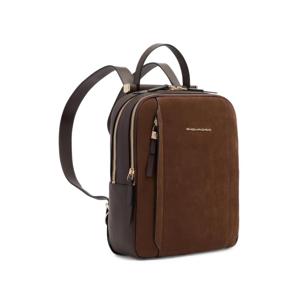 RFID-shielded suede leather backpack 2