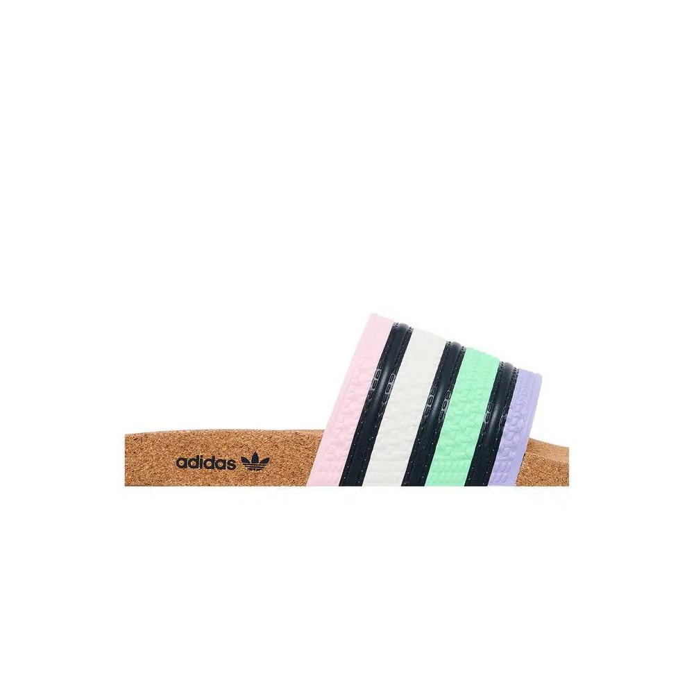 Слайды adidas Adilette Slide 'Cork - Pulse Mint Legend Ink' 2