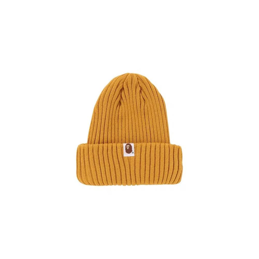 Бини BAPE Kids Ape Head One Point Knit Cap 'Yellow' 2