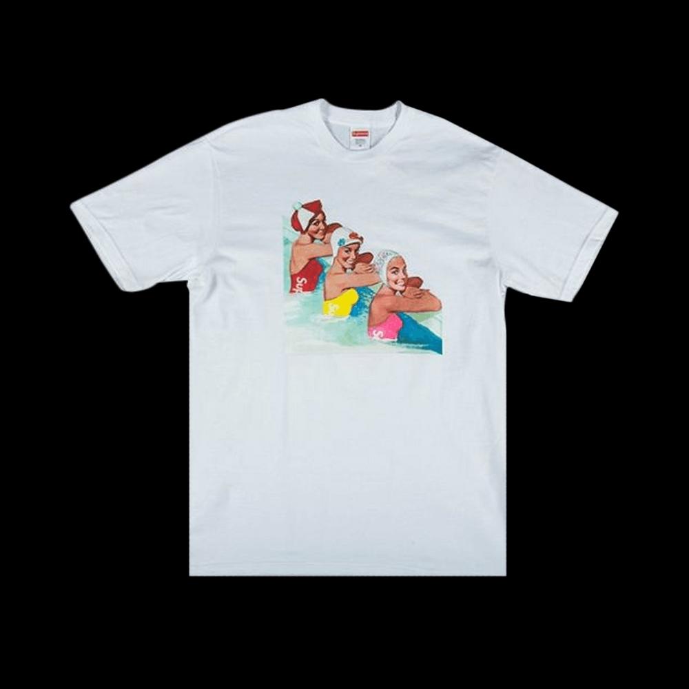 Футболки Supreme Swimmers T-Shirt 'White' 1