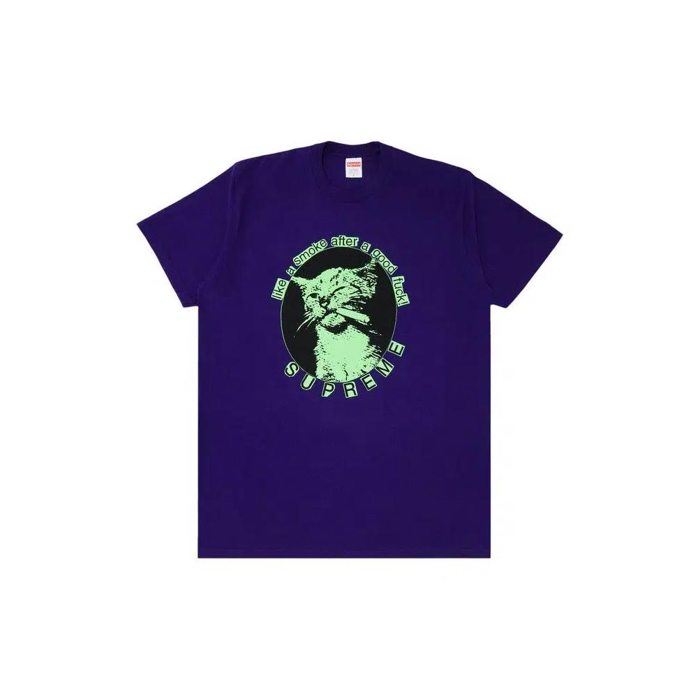 Футболки Supreme Smoke Tee 'Purple' 1