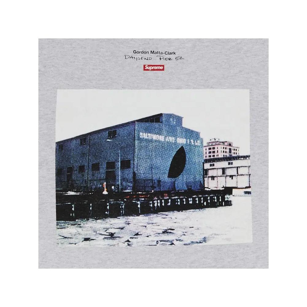 Футболка с коротким рукавом Supreme Day’s End Tee 'Ash Grey' 3