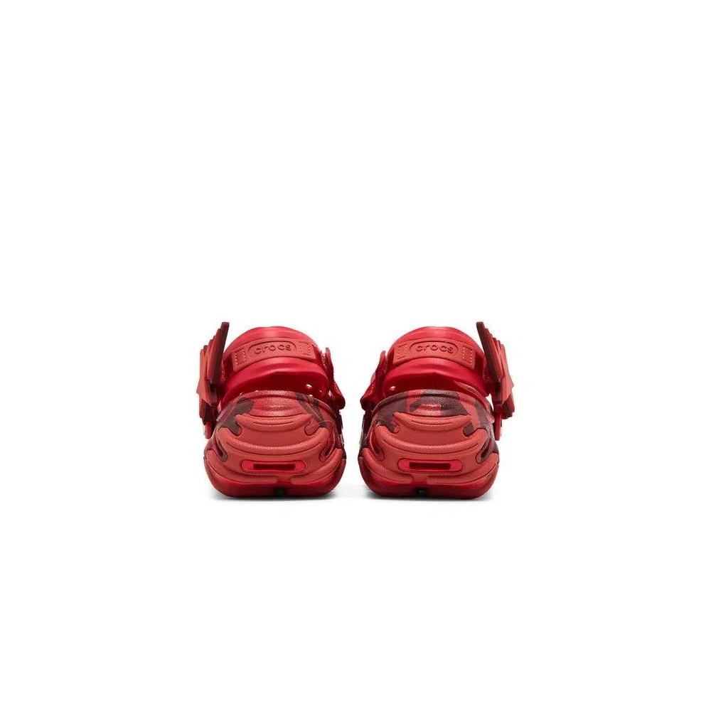 Сандалии BAPE x Crocs Echo RO Clog 'Red Camo' 6