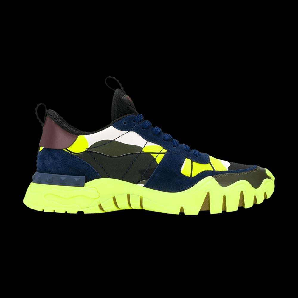 Кроссовки Valentino Rockrunner Plus 'Camo - Yellow' 1