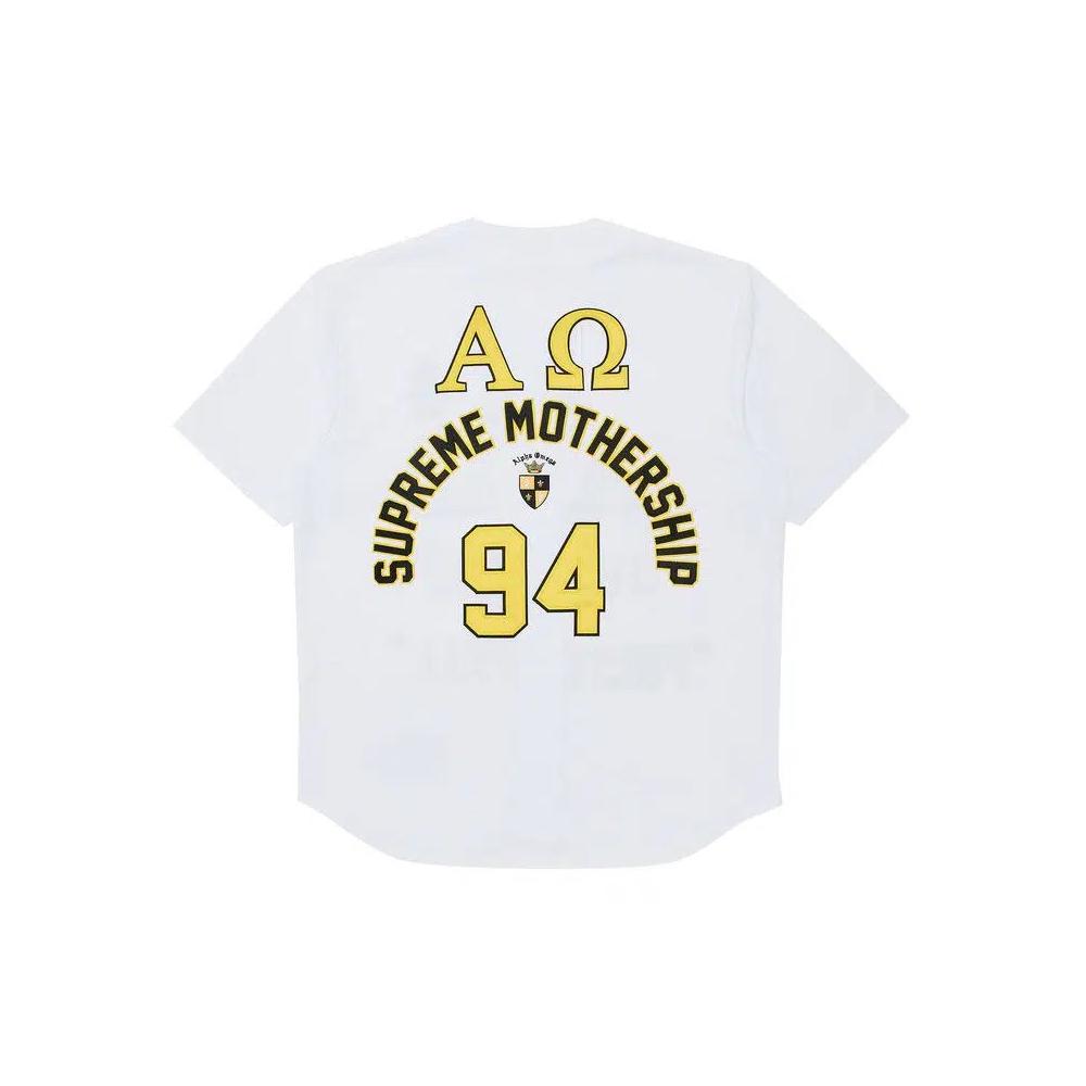 Джерси Supreme Alpha Omega Baseball Jersey 'White' 2