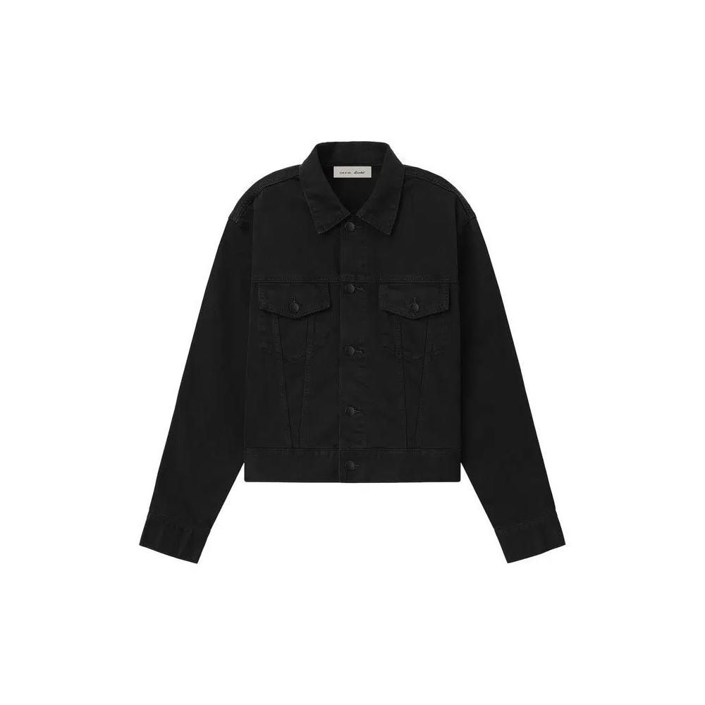 Джинсовые куртки Fear of God Essentials Classic Denim Jacket 'Overdyed Black' 1