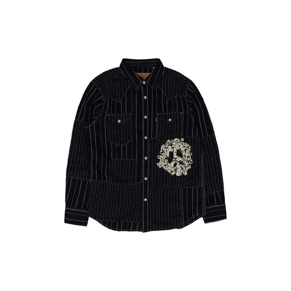Рубашки на пуговицах Denim Tears x Levi's Overdyed Western Button Up 'Black' 1