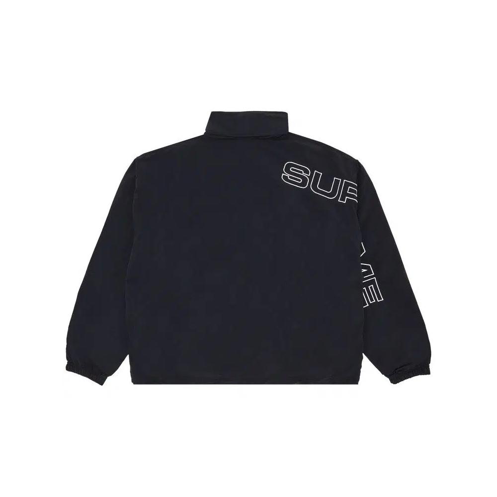 Куртки Supreme Spellout Embroidered Track Jacket 'Черный' 2