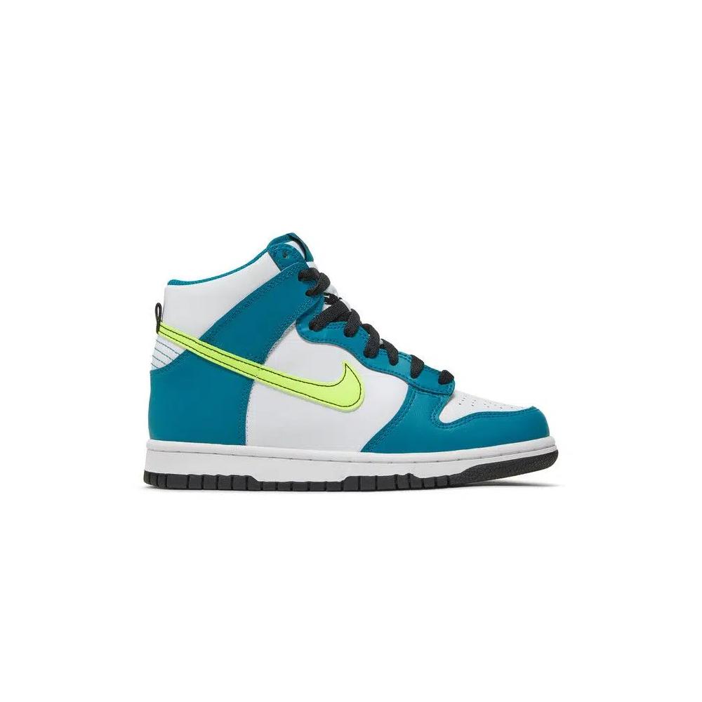 Кроссовки Nike Dunk High GS 'Bright Spruce Volt' 1