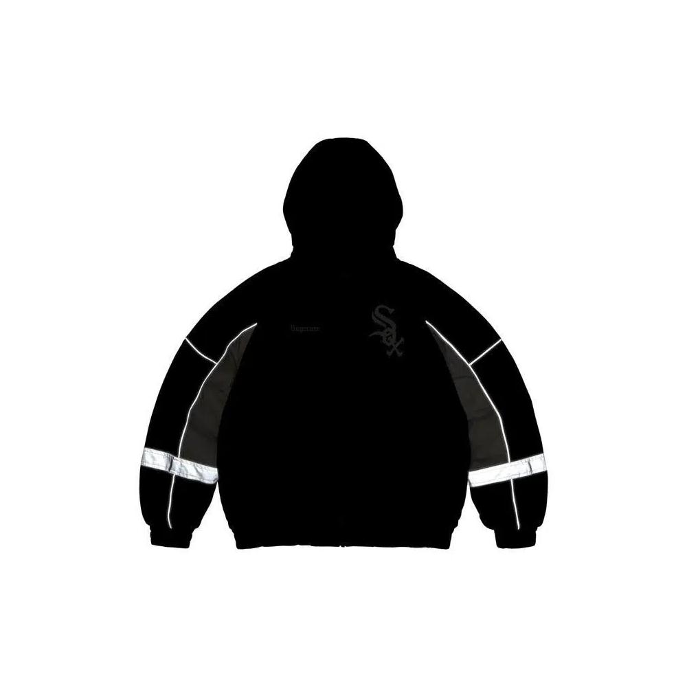 Куртки Supreme x Chicago White Sox Stadium Jacket 'Black' 2