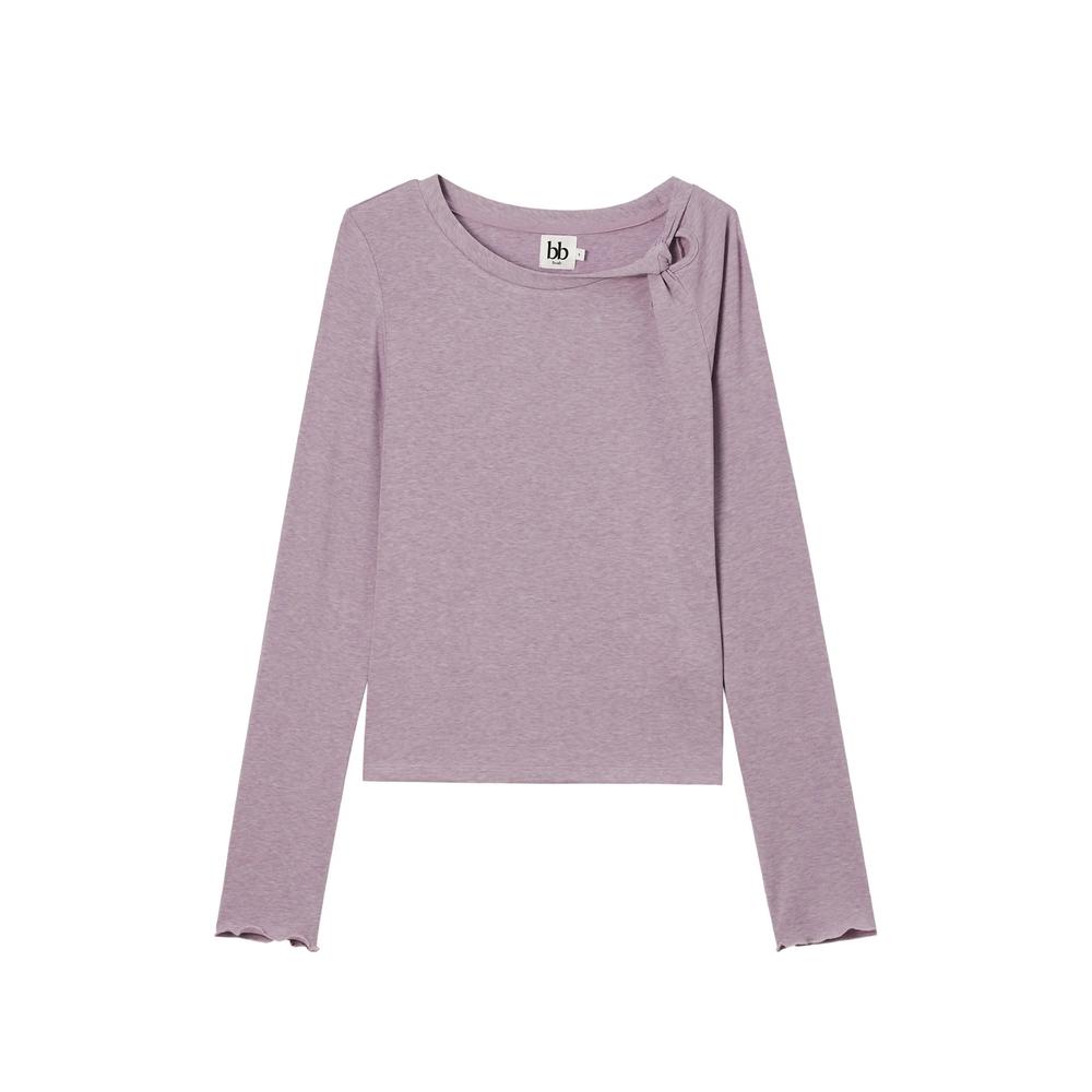 knot-detail long-sleeve T-shirt 1
