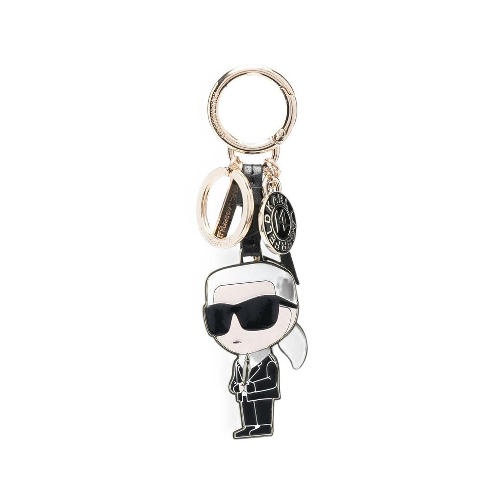 Ikonik logo-charm keyring 1