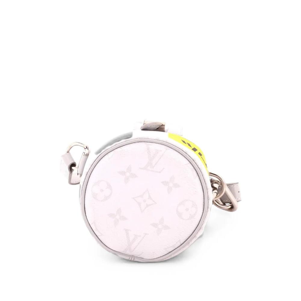 Сумка-ведро Chalk Nano Bag Limited Edition Logo Story Monogram Canvas 2