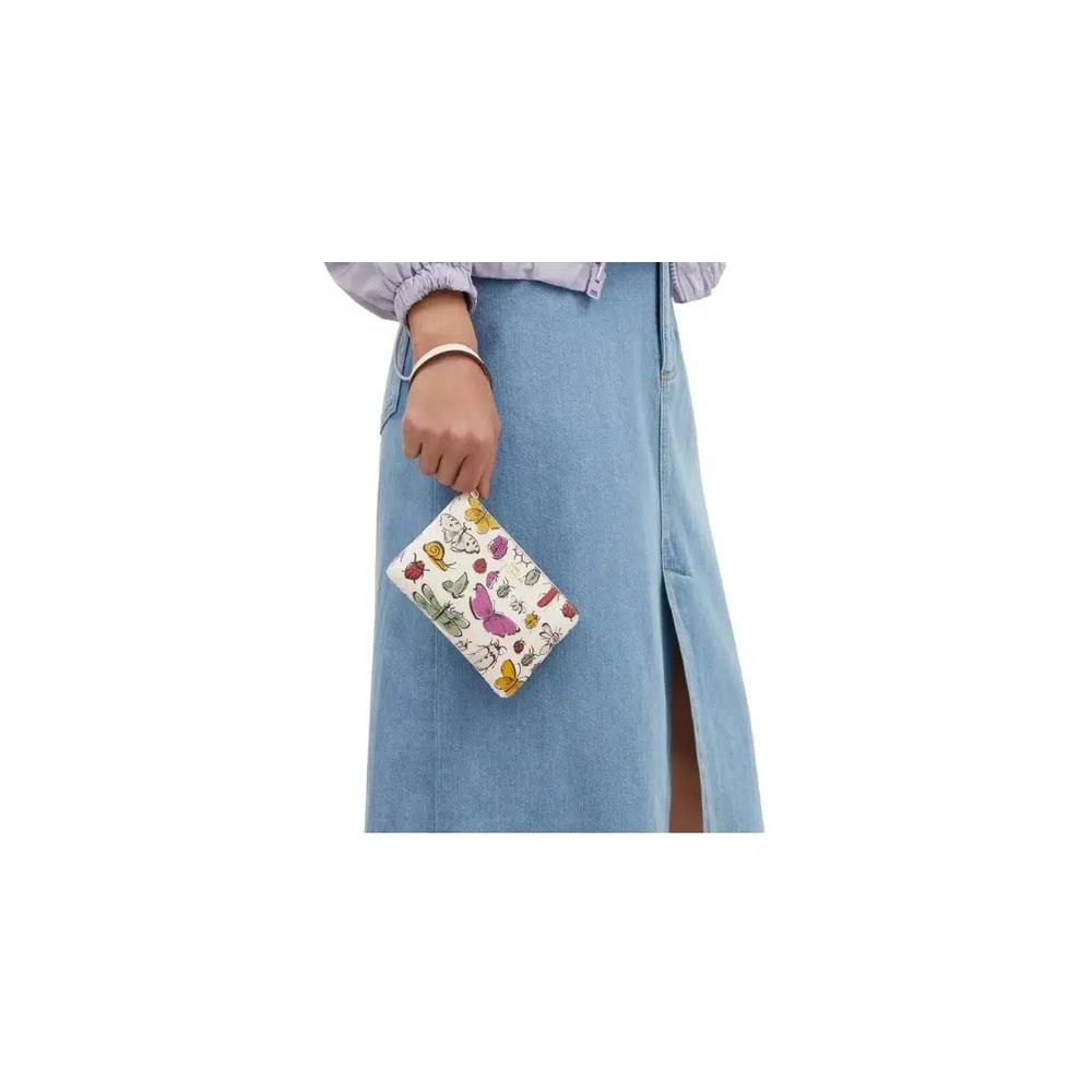 Кошелек Coach Zip Leather Wallet (CR815) - IM / CHALK MULTI 3