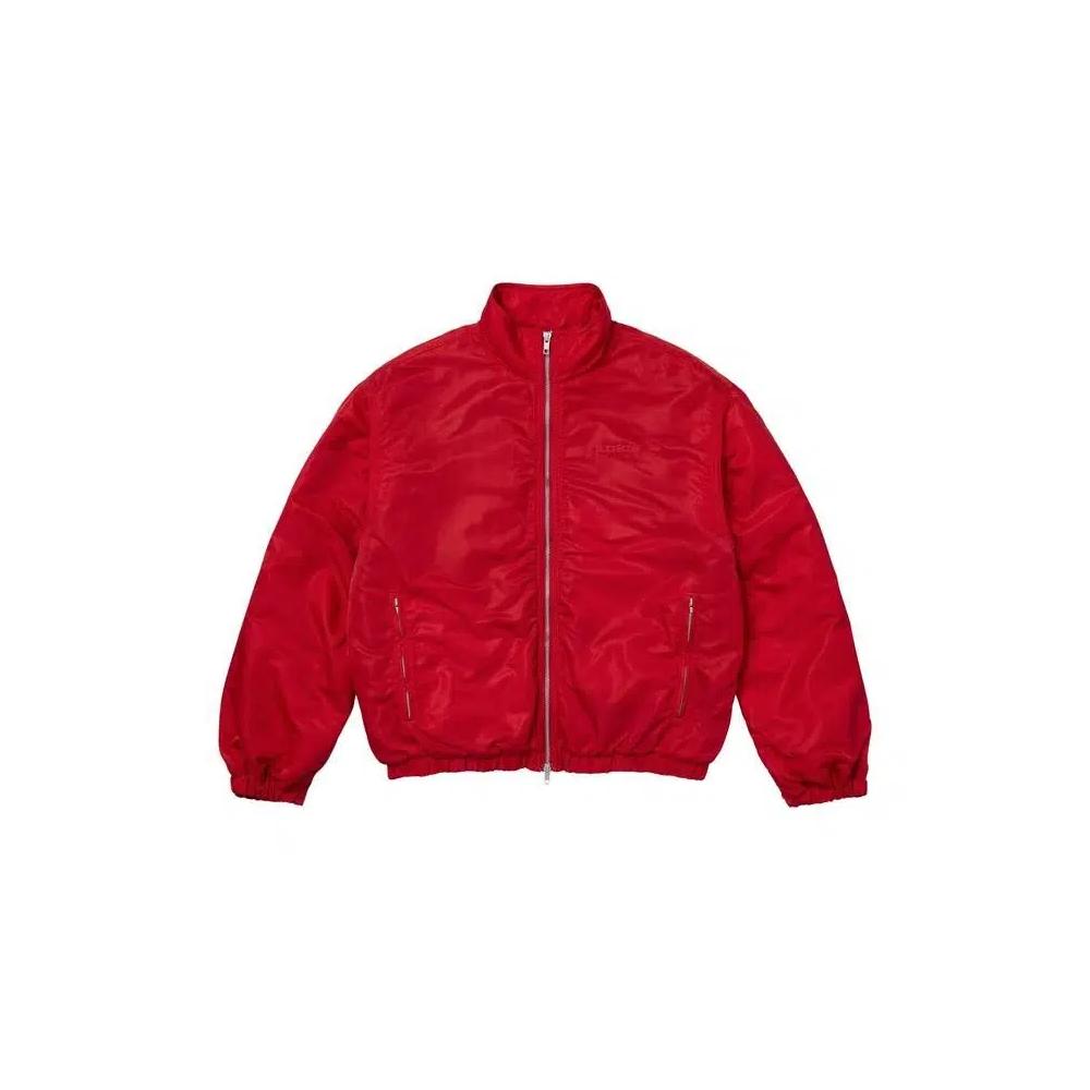 Куртки Supreme Stand Collar Lined Nylon Jacket 'Красный' 1