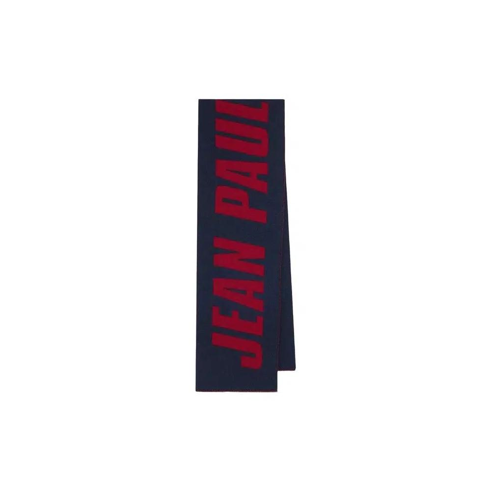 Шарфы Jean Paul Gaultier Wool Scarf Logo Gaultier 'Темно-синий/Бордовый' 1