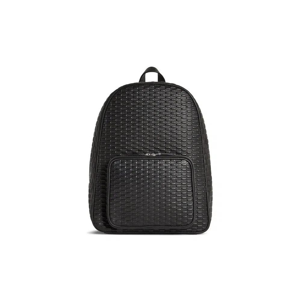 Рюкзаки Kith Monogram Tumbled Leather Backpack 'Black' 1