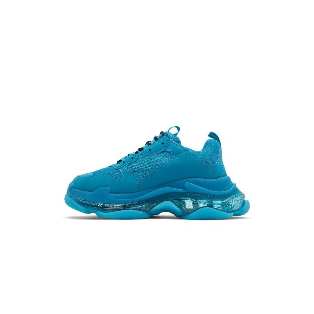 Кроссовки Balenciaga Triple S Sneaker 'Clear Sole - Blue' 3