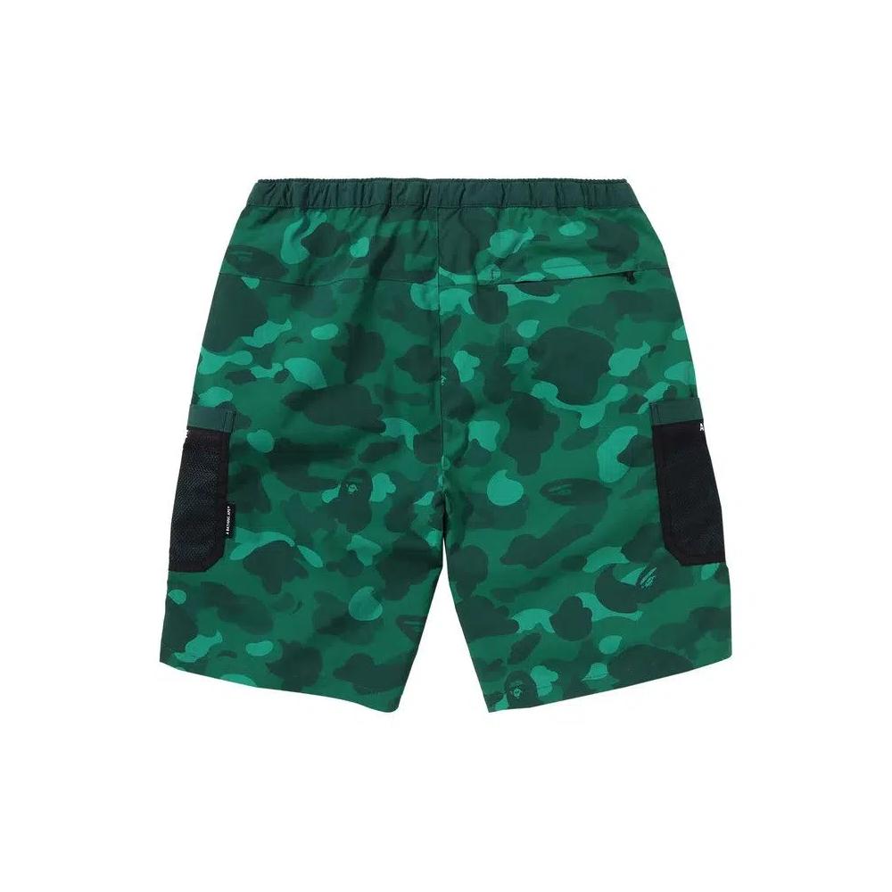 BAPE Color Camo Mesh Pocket Шорты 'Зеленый' 2