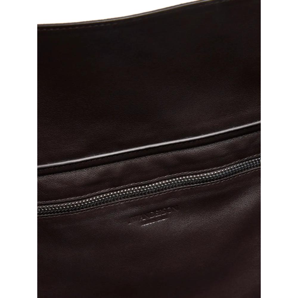 suede contrast-trim tote bag 4