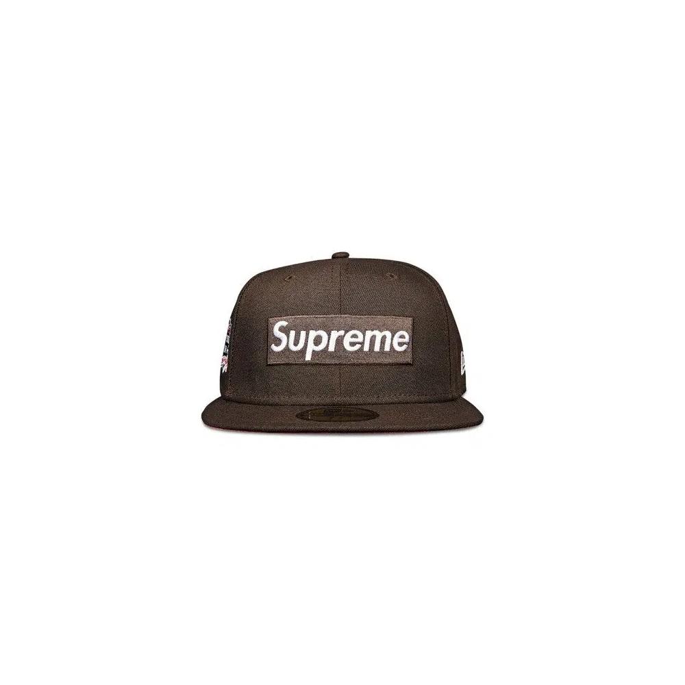 Кепки Supreme No Comp Box Logo New Era 'Brown' 1
