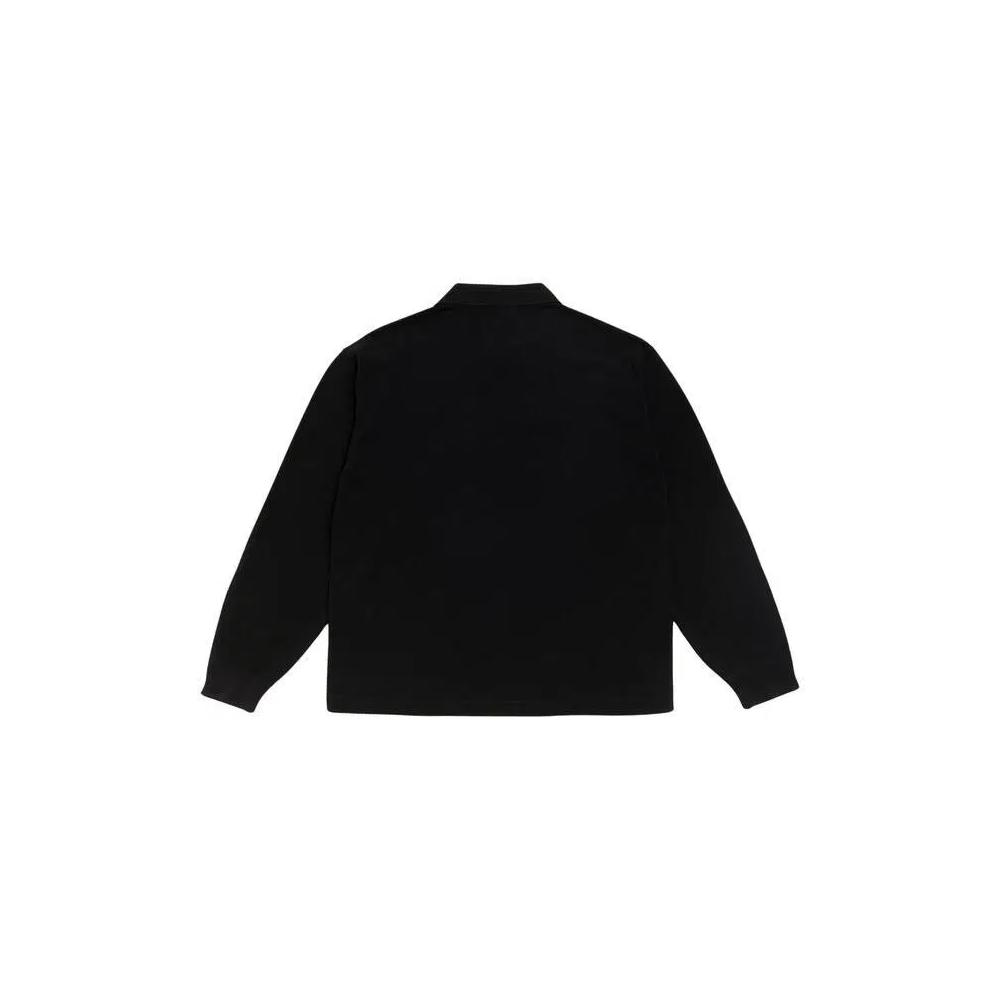 Поло Stussy Classic Pique Long-Sleeve Polo 'Black' 2