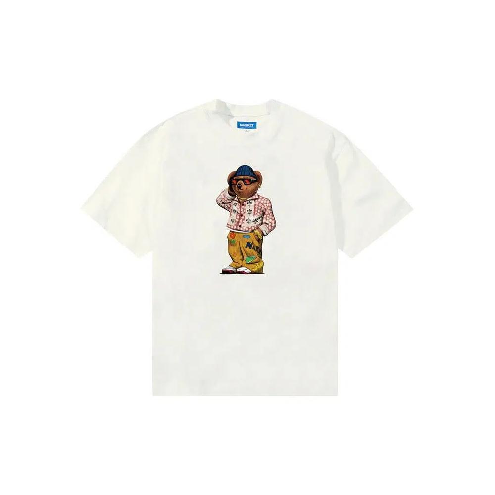 Топы Market Folk Fitted Bear T-Shirt «Unbleached Cotton» 1