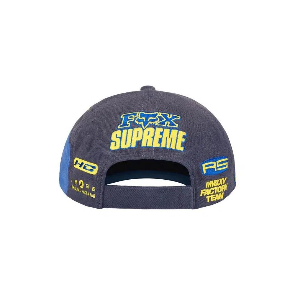 Кепки Supreme x Fox Racing 6-Panel 'Navy' 2