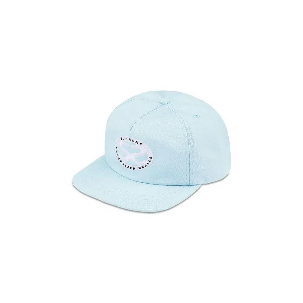 Снэпбэки Supreme Double S 5-Panel 'Светло-синий' 1