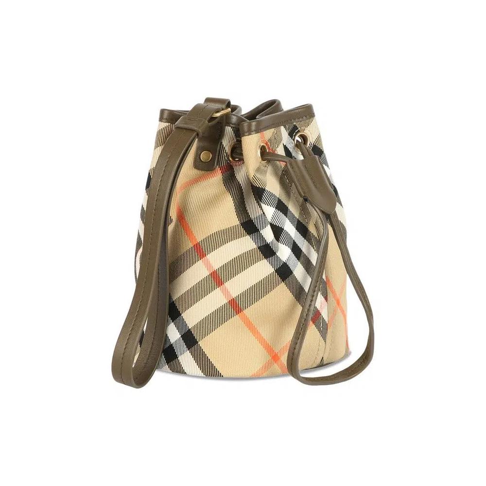 Мешочки Burberry Check Drawstring Pouch 'Песочный' 2