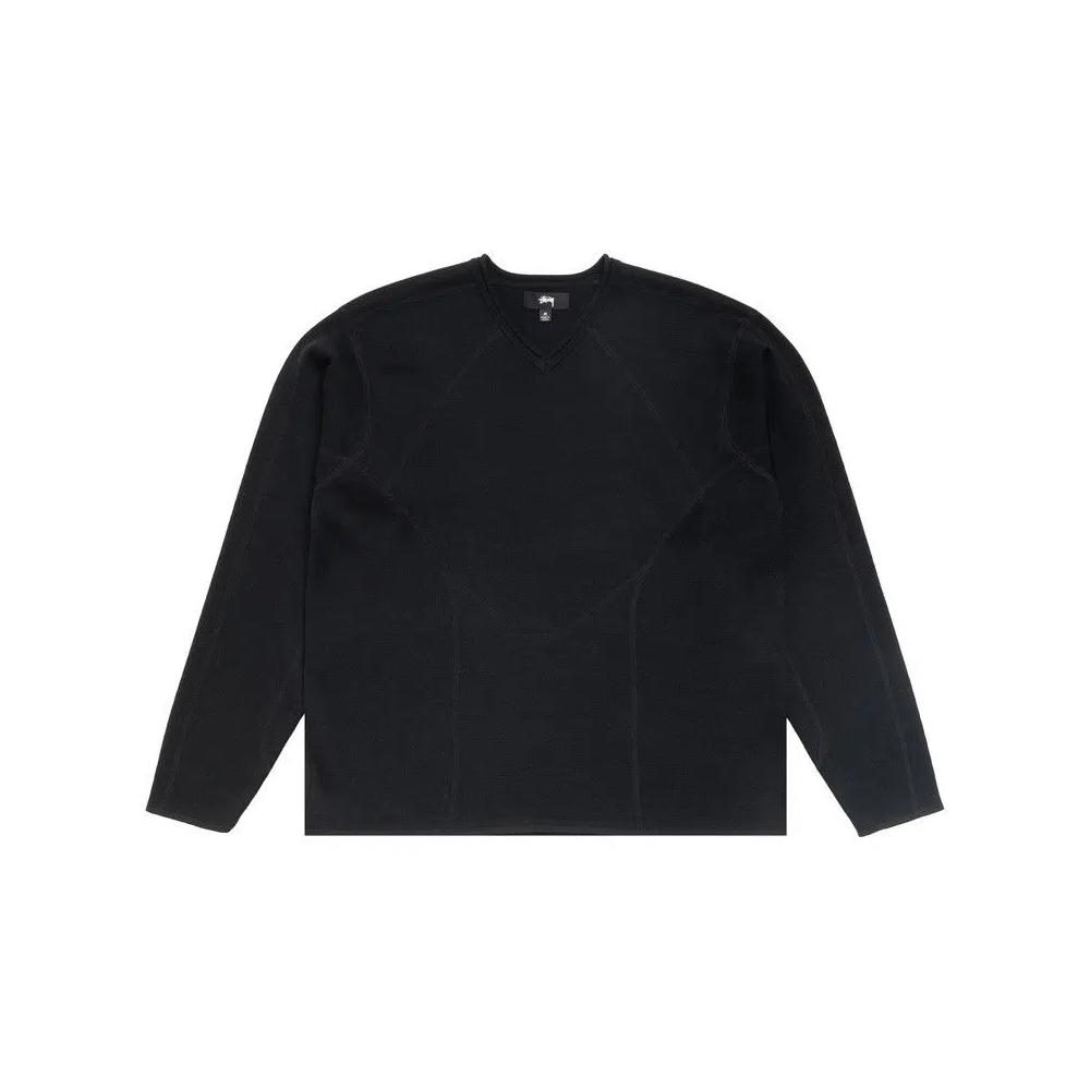 Свитера Stussy Wave Knit Sweater 'Черный' 1