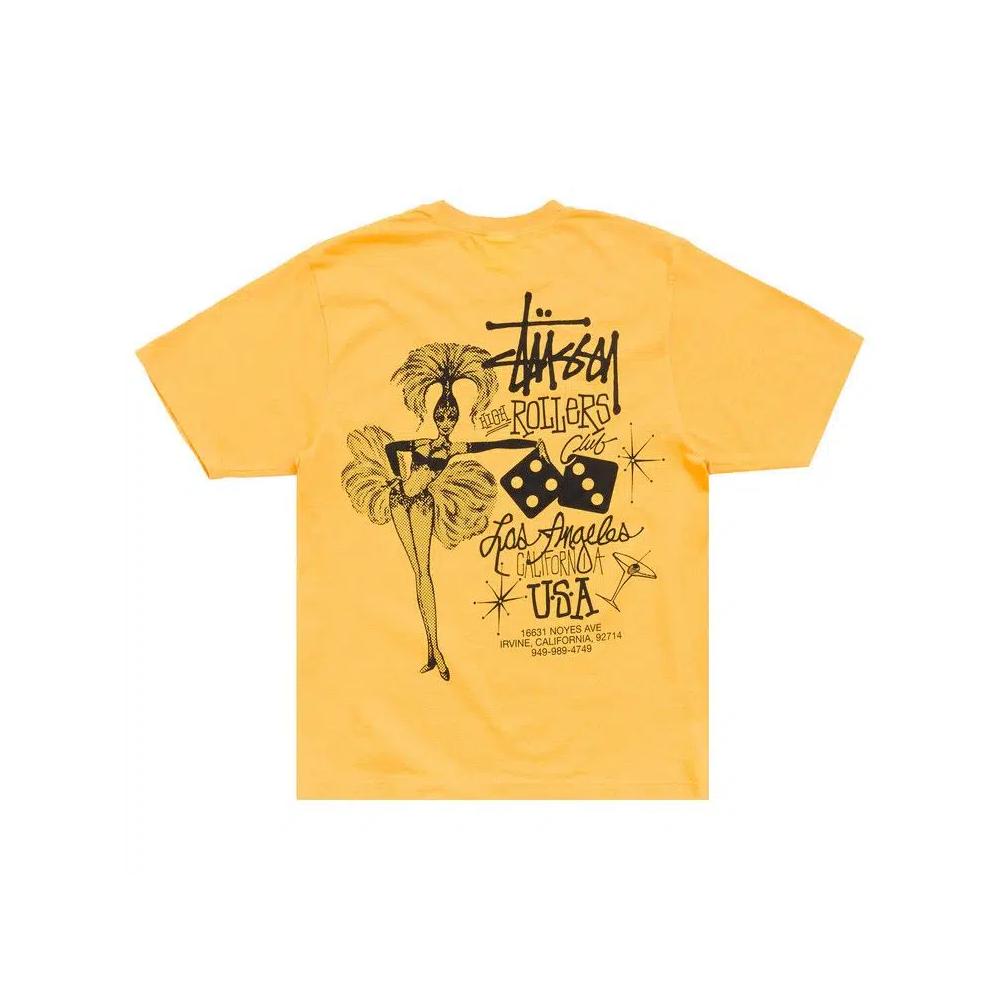Футболки Stussy High Rollers Pigment Dyed T-Shirt 'Marigold' 2