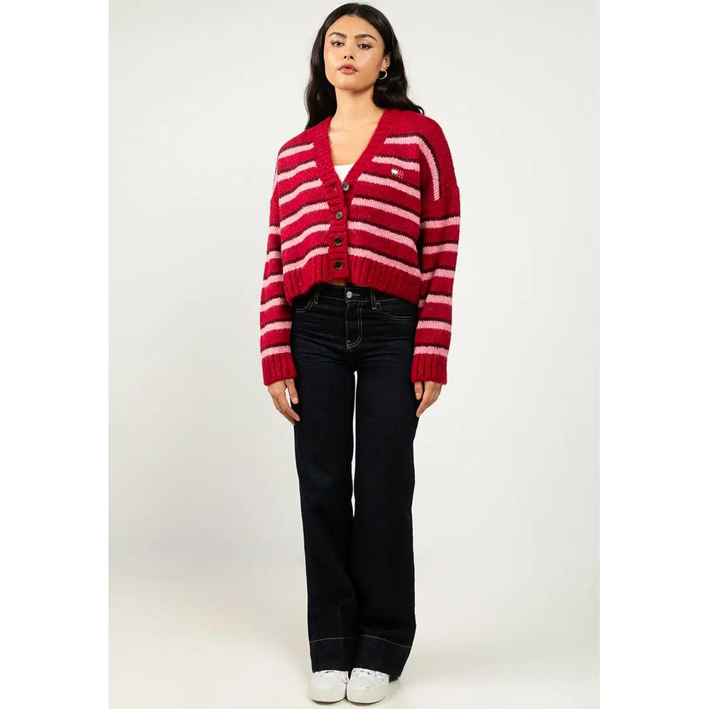 Кардиган Badge Stripe Fluff - Tommy Jeans 4