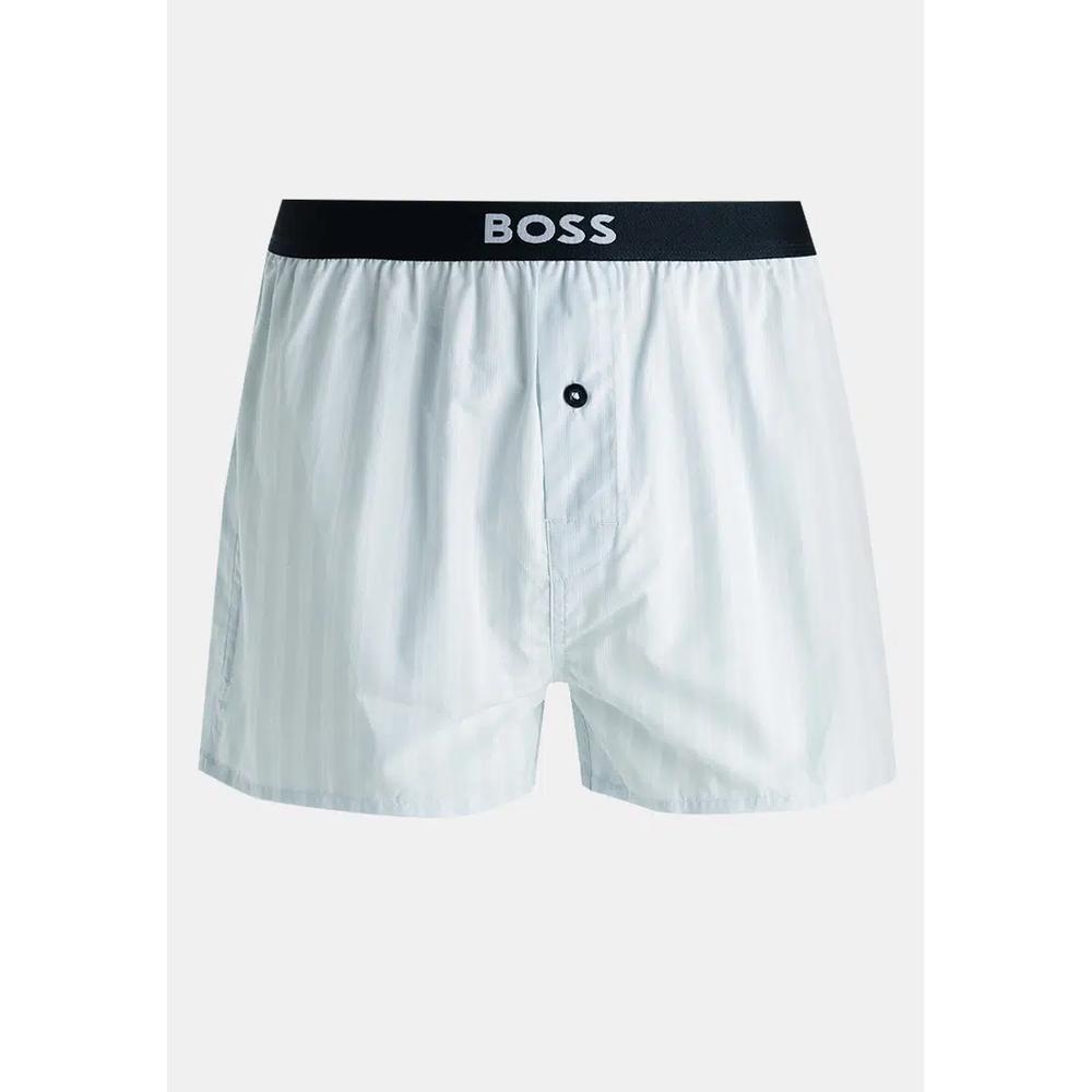 Набор из 2 хлопковых пижамных боксеров с логотипом на поясе - BOSS Business 2