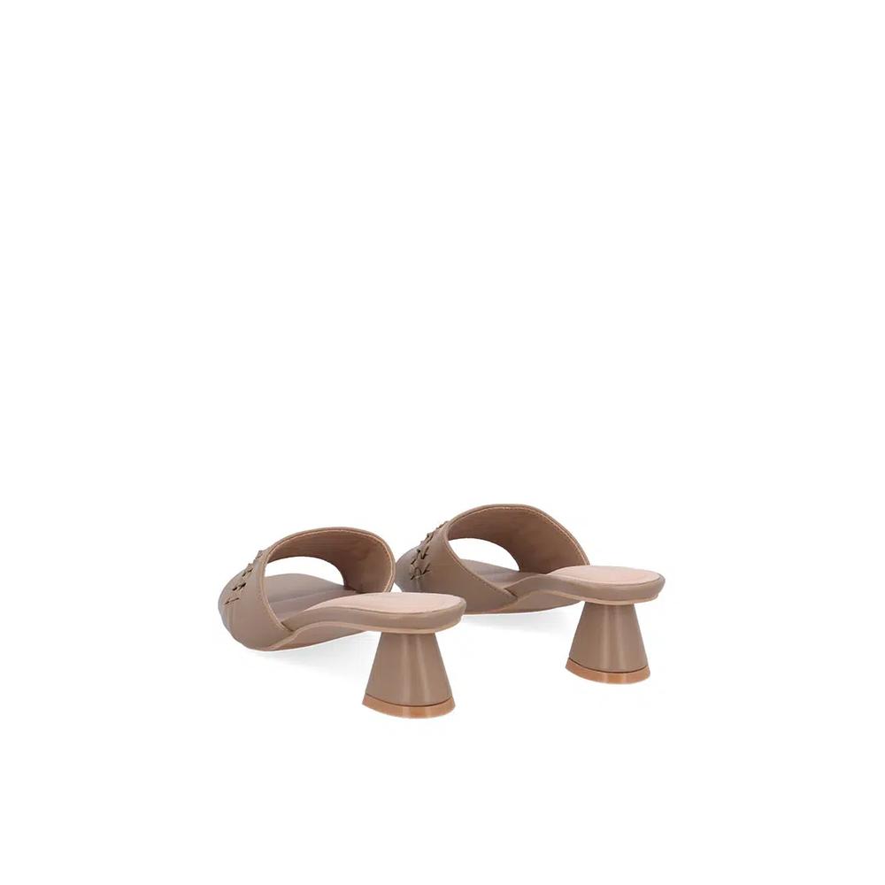Taupe Aria Soft Босоножки с рюшами 4