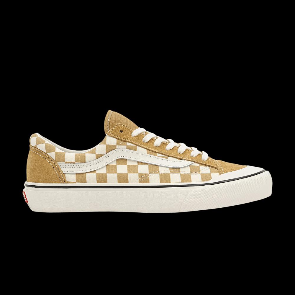 Кроссовки Vans Style 36 SF 'Checkerboard - Mustard Gold' 1