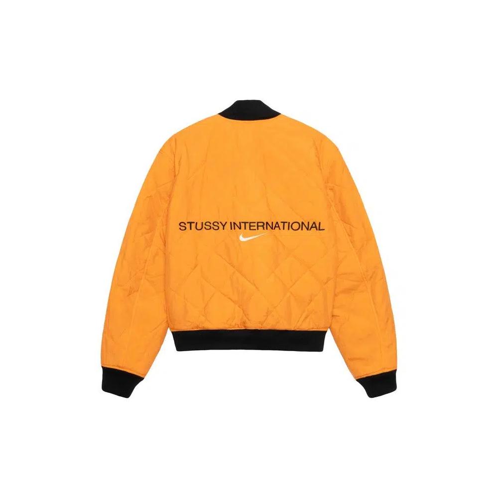 Куртка-универсал Stussy x Nike двусторонняя куртка-универсал 'Medium Olive/Bright Mandarin' 4