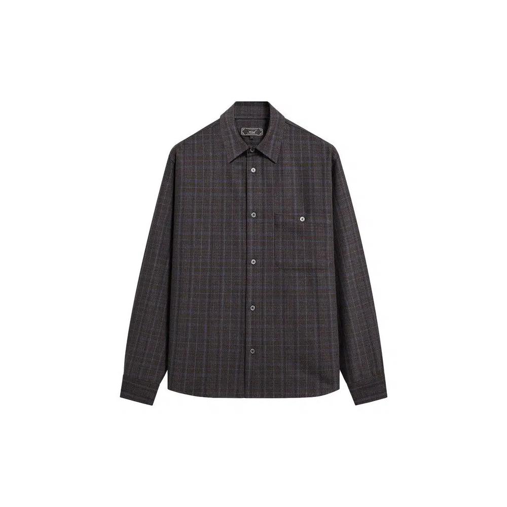 Фланелевые рубашки Kith Flannel Tomas Shirt 'Ноктюрнальный' 1