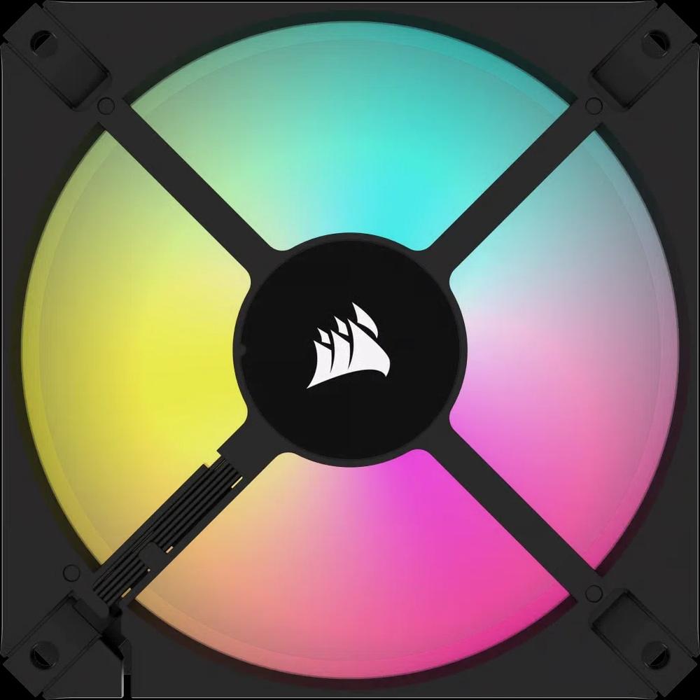 Вентилятор Corsair AR120 Digital RGB 120 мм PWM — одиночная упаковка (один черный) 2