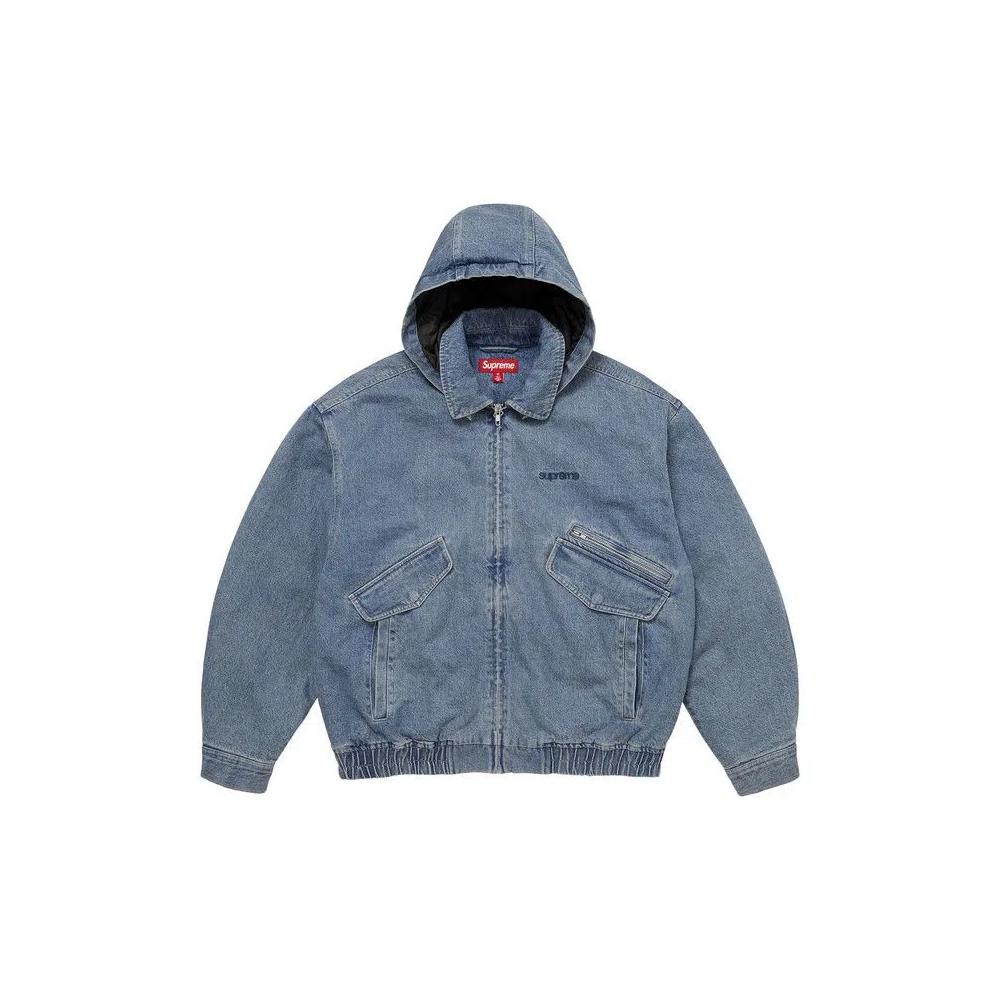 Верхняя одежда Supreme Hooded Utility Jacket 'Denim' 3
