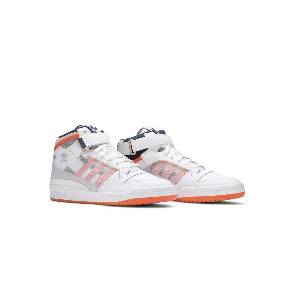 Кроссовки Adidas Forum Mid TT 'White Acid Orange' 8
